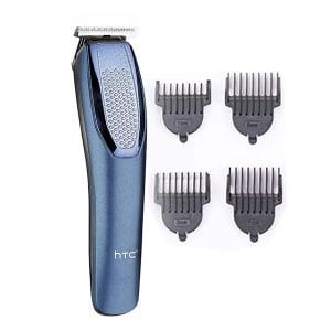 HTC AT-1210 Hair & Beard Trimmer 5 zenipick HTC AT-1210 rechargeable beard trimmer blue stainless steel blade, Zenipick