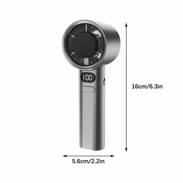 M11 bladeless mini turbo fan portable rechargeable handheld fan with 120 speed control 1800mAh battery Type-C charging by Zenipick