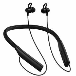 Recrsi RE-NY030 Gaming Neckband black - Zenipick 1 Recrsi RE-NY030 gaming neckband Black Bluetooth headset isolated product image. Zenipick