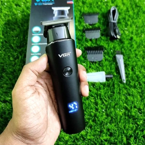 VGR V-937 Professional Rechargeable Electric Hair Trimmer-zenipick-5 VGR V-937 professional hair trimmer with 2000mAh battery 500min runtime LED display cordless – Zenipick Bangladesh